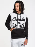 CROOKS & CASTLES REVERSE LOGO PULLOVER HOODIE - CLEARANCE