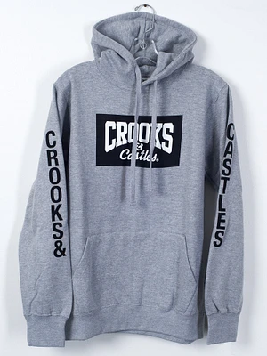 MENS C-LINK PULL OVER HD - HTHR GREY CLEARANCE