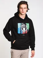 CROOKS & CASTLES GRECO BANDANA FLAG PULLOVER HOODIE - CLEARANCE