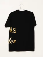 CROOKS & CASTLES TIMELESS FOIL OVER SIZED T-SHIRT - CLEARANCE
