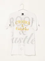 CROOKS & CASTLES TIMELESS FOIL OVER SIZED T-SHIRT - CLEARANCE