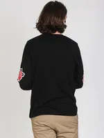 CROOKS & CASTLES ROSES GUN LONG SLEEVE TEE - CLEARANCE