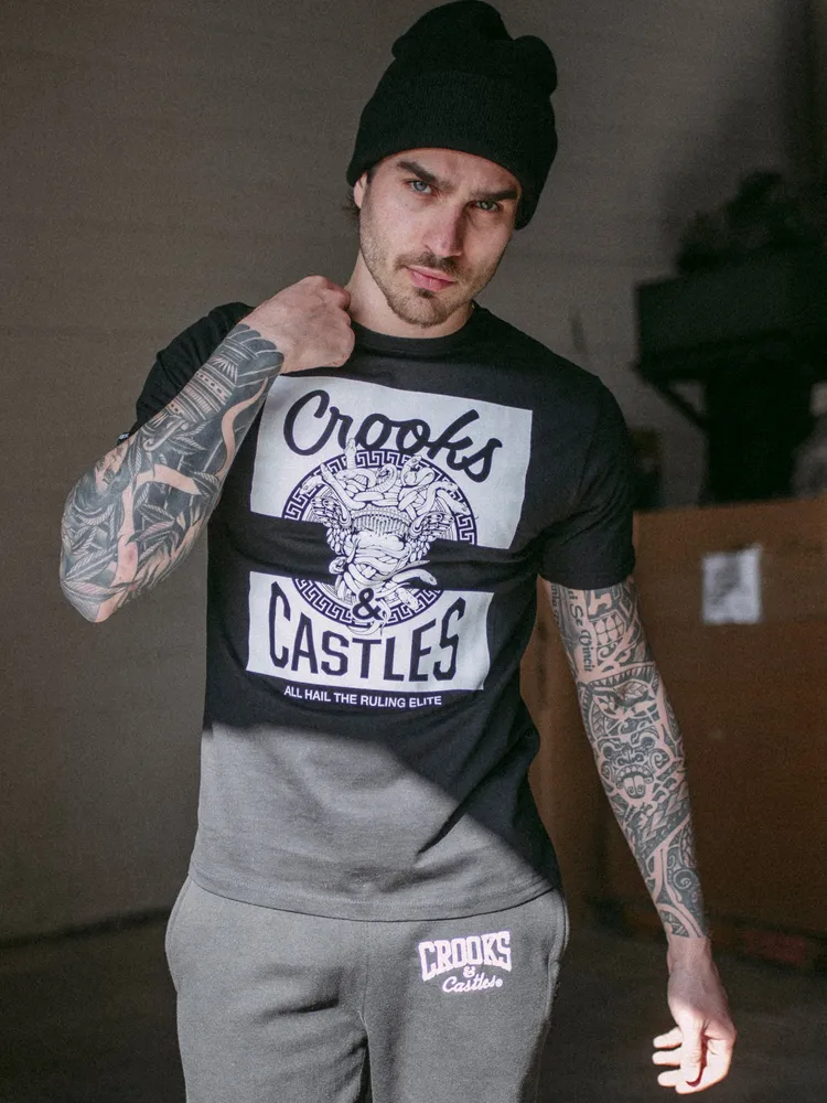 CROOKS & CASTLES MAD KLEPTO T-SHIRT