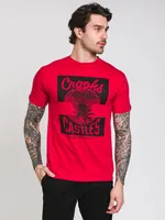 CROOKS & CASTLES MAD KLEPTO T-SHIRT - CLEARANCE