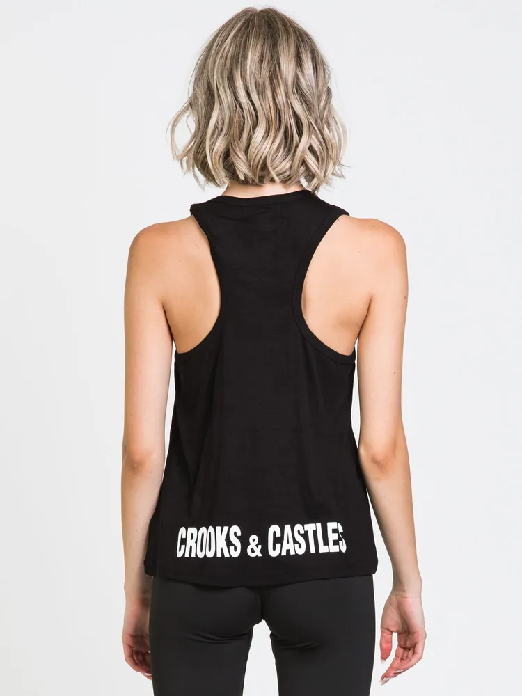 CROOKS & CASTLES ROSES RIB TANK - CLEARANCE