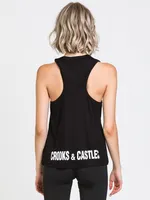 CROOKS & CASTLES ROSES RIB TANK - CLEARANCE