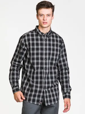 DICKIES RELAXED FIT FLEX LONG SLEEVE PLAID