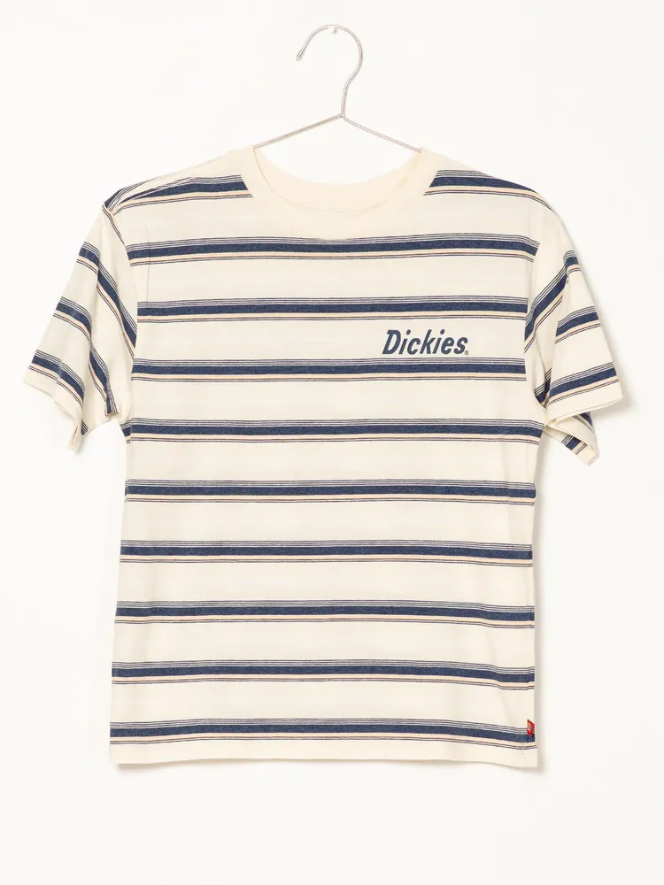 DICKIES TOMBOY STRIPE SHORT SLEEVE TEE - CLEARANCE