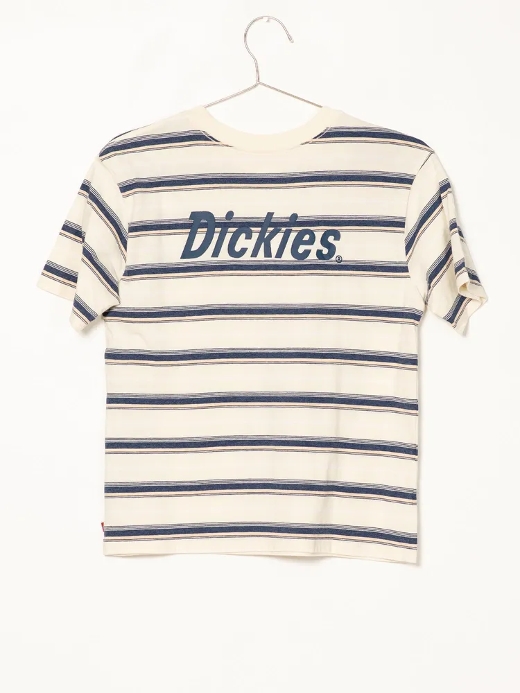 DICKIES TOMBOY STRIPE SHORT SLEEVE TEE - CLEARANCE