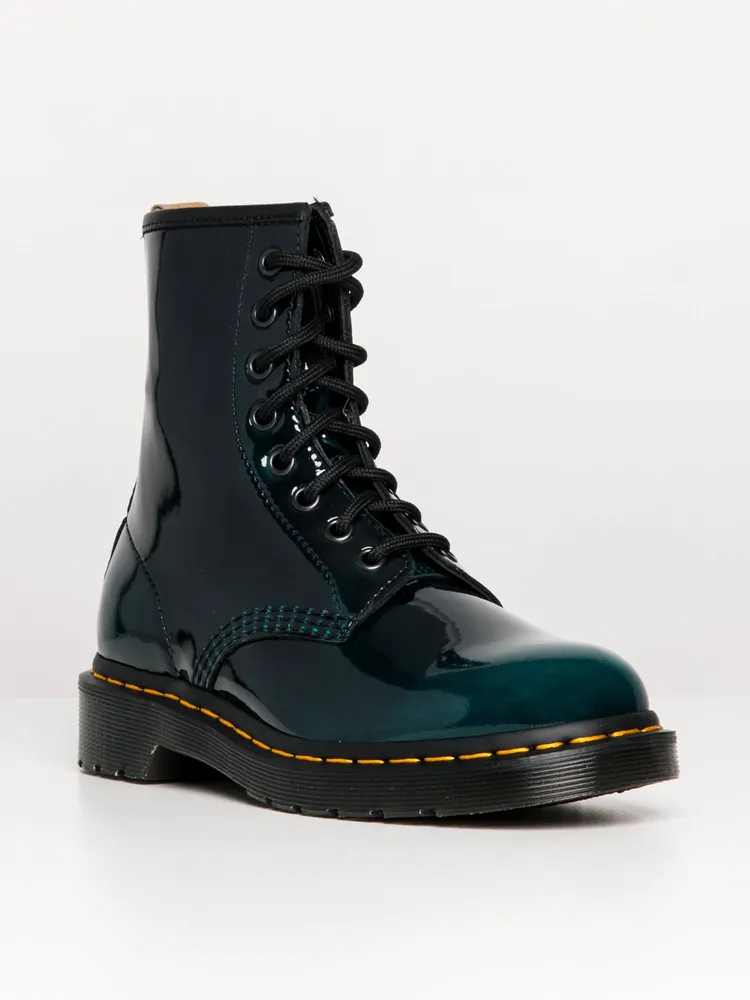 WOMENS DR MARTENS 1460 VEGAN GLOSS BOOT - CLEARANCE