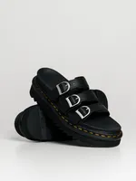 WOMENS DR MARTENS BLAIRE SLIDE LEATHER SANDALS - CLEARANCE