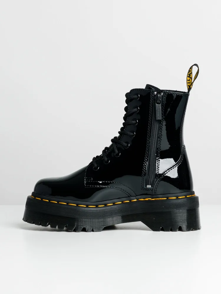 WOMENS DR MARTENS JADON PATENT BOOT - CLEARANCE