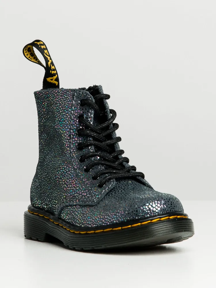 DR MARTENS TODDLER 1460 PASCAL RAINBOW BOOTS - CLEARANCE