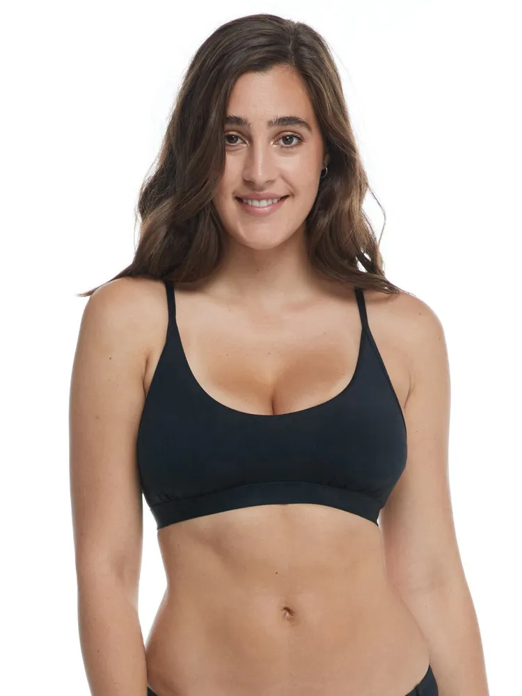 EIDON ALEXA SCOOP TOP - LICORICE CLEARANCE