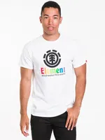 ELEMENT VERTICAL MULTI COLOUR T-SHIRT - CLEARANCE