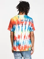 MENS GUESS MULTI TIE DYE S/S T - CLEARANCE