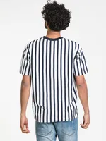 GUESS ORIGINALS AVEN STRIPE T-SHIRT - CLEARANCE