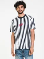 GUESS ORIGINALS AVEN STRIPE T-SHIRT - CLEARANCE