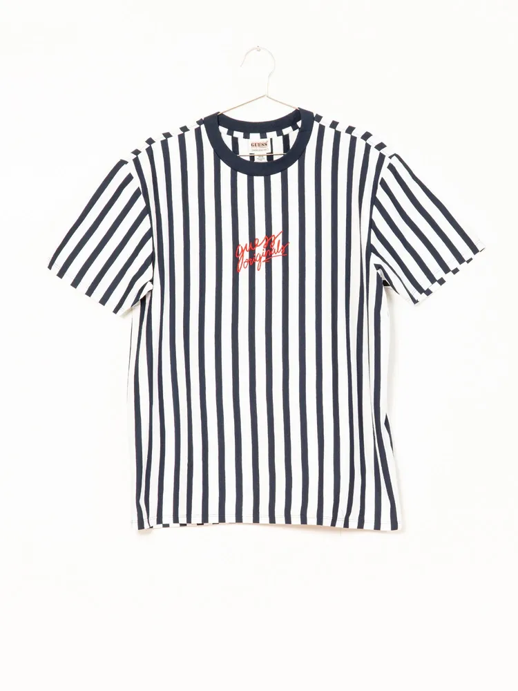 GUESS ORIGINALS AVEN STRIPE T-SHIRT - CLEARANCE