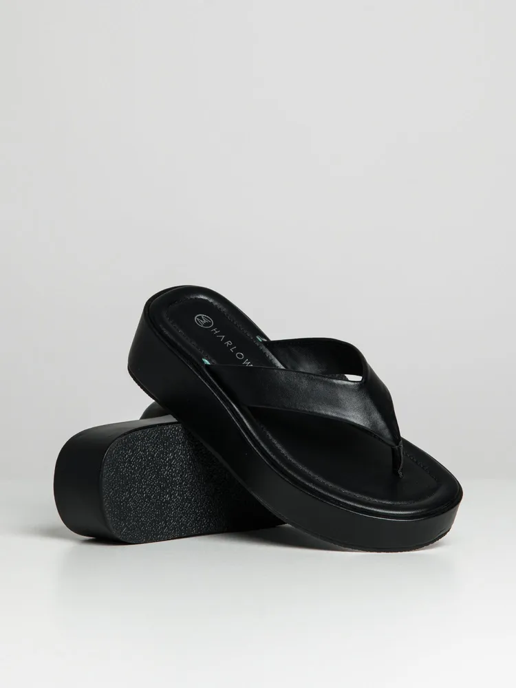 WOMENS HARLOW RIVER VEGAN WEDGE SANDALS