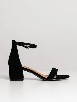 WOMENS HARLOW WEEKDAY VEGAN SUEDE STRAPPY HEEL
