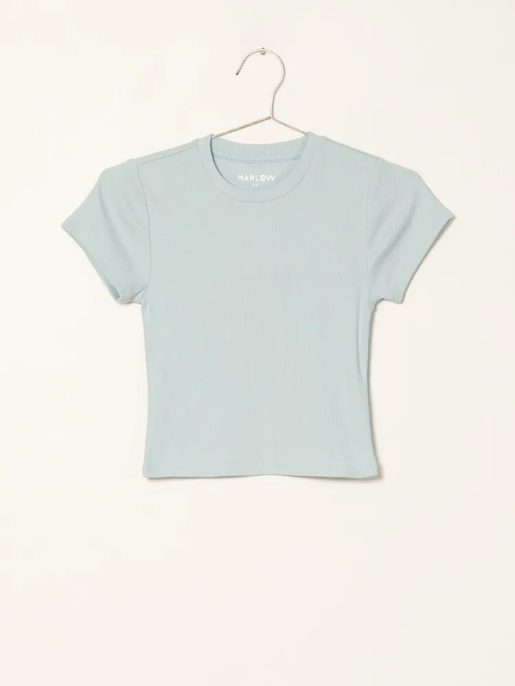 HARLOW RIBBED BABY TEE