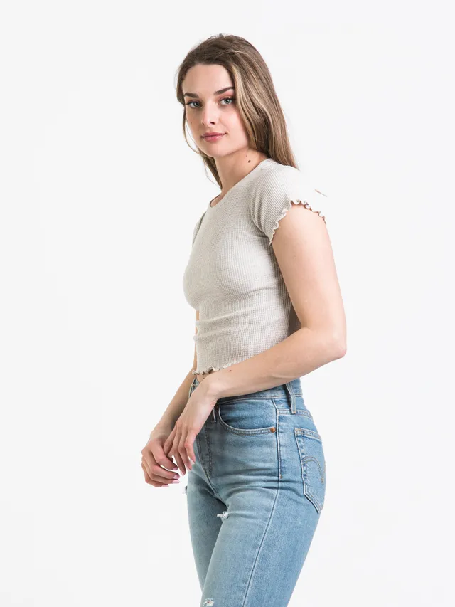 Boathouse HARLOW WAFFLE CROPPED HENLEY - CLEARANCE