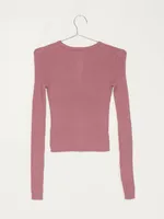 WOMENS CICI HENLEY - CLEARANCE