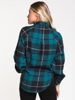 WOMENS KENDALL OVERSIZED FLANEL