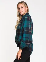 WOMENS KENDALL OVERSIZED FLANEL