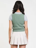 HARLOW HALLE CABLE VEST