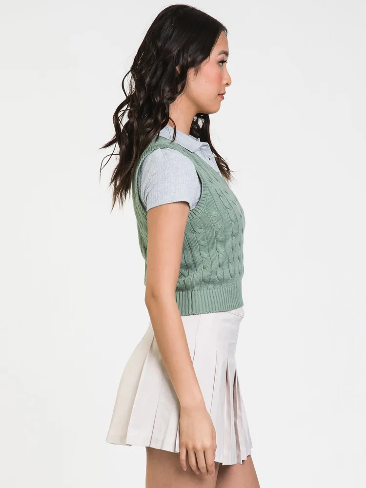 HARLOW HALLE CABLE VEST