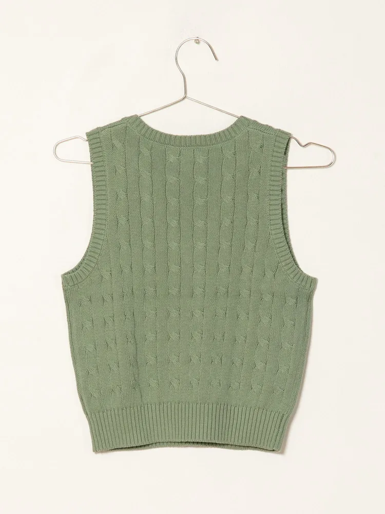 HARLOW HALLE CABLE VEST