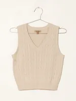 HARLOW HALLE CABLE VEST - CLEARANCE