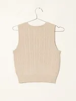 HARLOW HALLE CABLE VEST - CLEARANCE