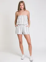 HARLOW SALLY STRIPE TUBE ROMPER - CLEARANCE