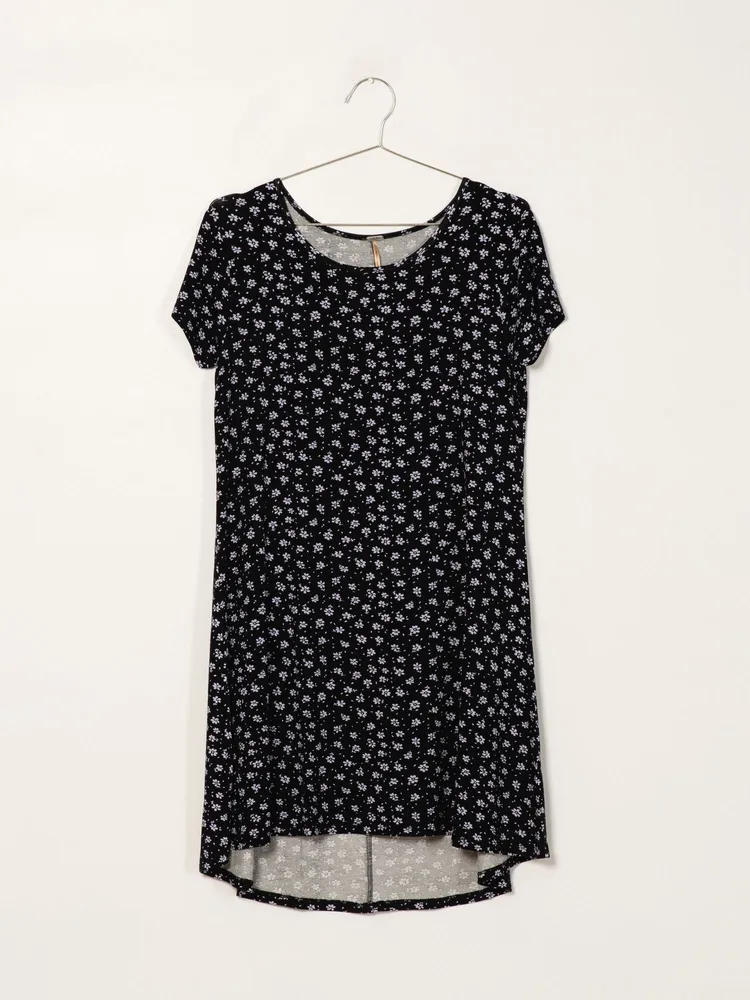 HARLOW LEIGH PRINTED TEE DRESS - CLEARANCE