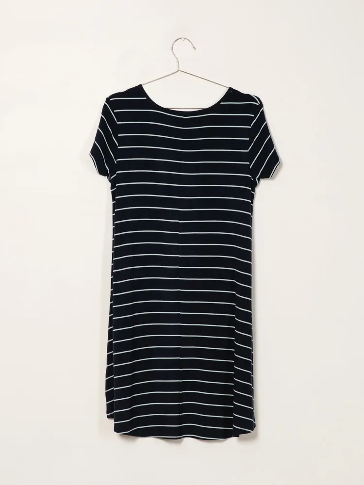 HARLOW LEIGH STRIPE TEE DRESS