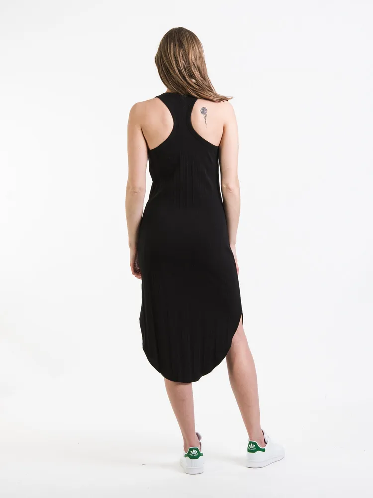 HARLOW VARIEGATED SOLID TANK DRESS