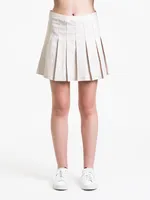 HARLOW MOLLY PLEATED SOLID SKIRT - CLEARANCE