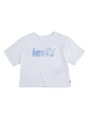 YOUTH GIRLS LEVIS MEET & GREET ROLLED CUFF TEE - CLEARANCE