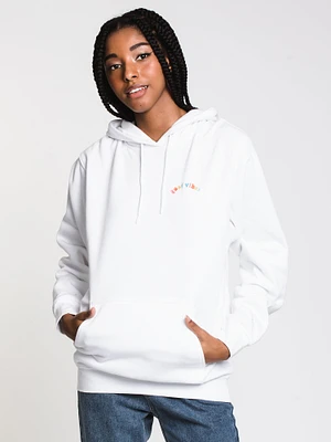 HOTLINE APPAREL UNISEX WOGOOD VIBES EMBROIDERED HOODIE - WHT CLEARAN