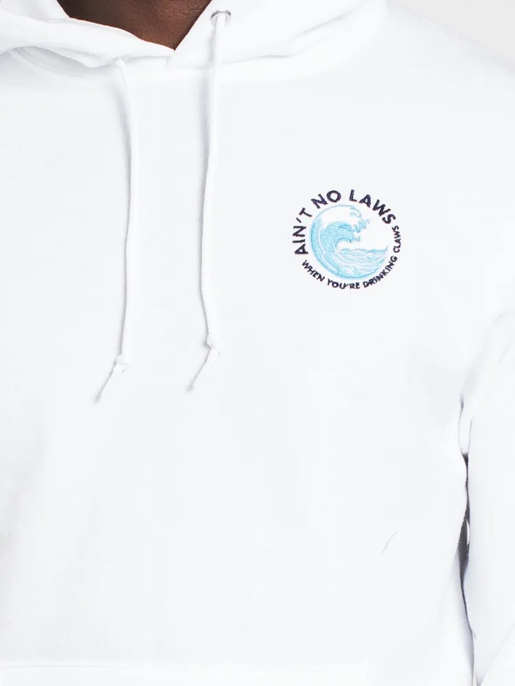 AIN'T NO LAWS EMBROIDERED HOODIE - CLEARANCE