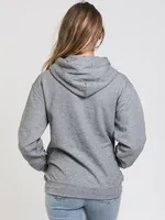 HOTLINE APPAREL UNISEX POT HEAD EMBROIDERED HOODIE - OX GREY CLEARAN