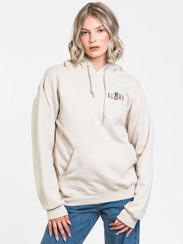 HOTLINE APPAREL ALOHA EMBROIDERED HOODIE