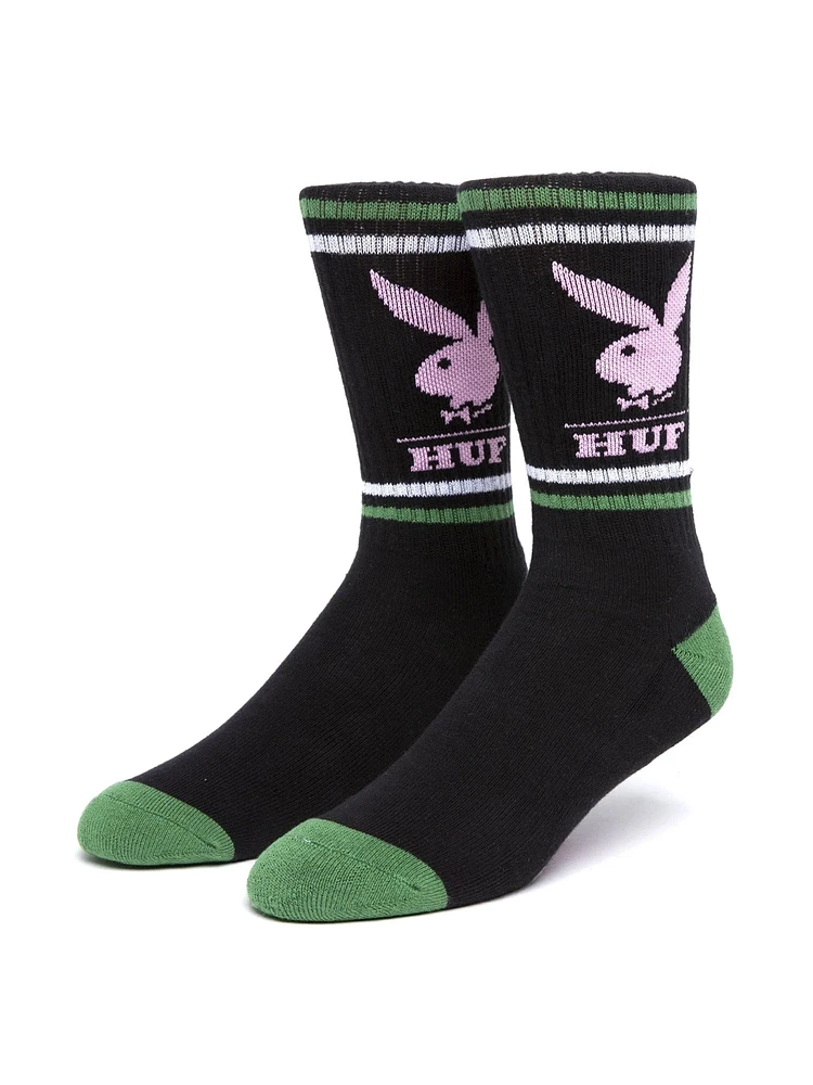 HUF X PLAYBOY RABBIT HEAD CREW SOCKS - CLEARANCE