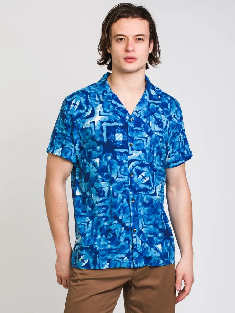 ISLAND HAZE GLACIER SHORT SLEEVE WOVEN - CLEARANCE