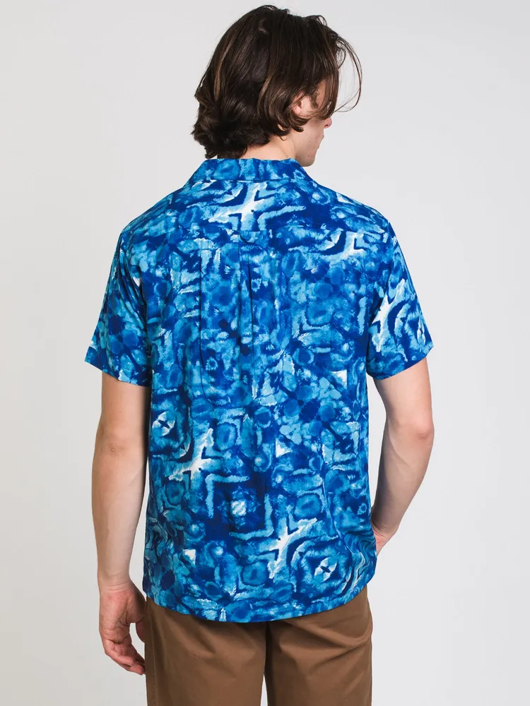 ISLAND HAZE GLACIER SHORT SLEEVE WOVEN - CLEARANCE