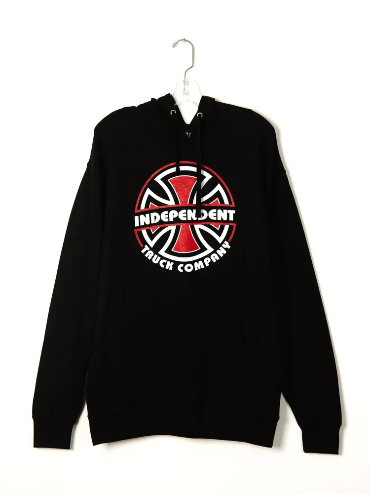 MENS ITC BAUHAUS PULLOVER HOODIE - BLACK CLEARANCE