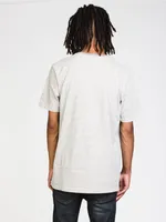 MENS TEXTURED RINGER T - CLEARANCE